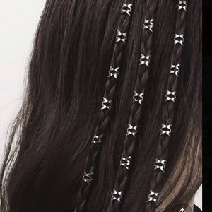 Silver Metal Hair Cuff Hair Clips for braids